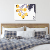 Loquats und Grasshopper Leinwanddruck (Insitu (Schlafzimmer))