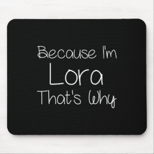 Lora Lustige Personalisierte Geburtstags Frauen Na Mousepad