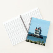 Lorain Harbor West Breakwater Light Notebook Notizblock (Innenseite)