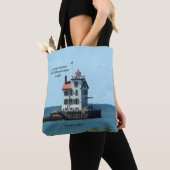 Lorain Harbour West Breakwater Light überall in de Tasche (Von Nahem)