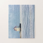 Lorain Lighthouse im Winter Puzzle (Vertikal)