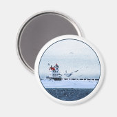 Lorain Lighthouse Magnet (Vorderseite/Rückseite)