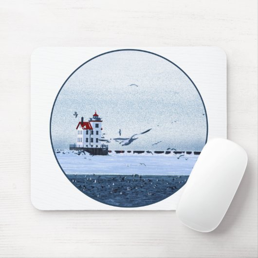 Lorain Lighthouse Mousepad (Mit Mouse)