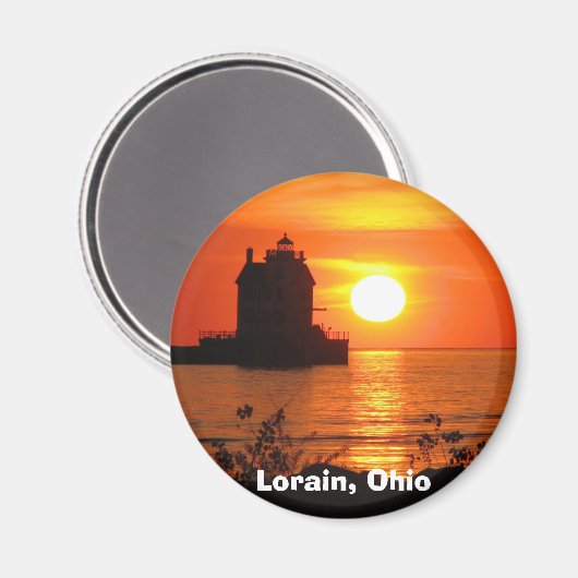 Lorain, Ohio, Magnet (Vorderseite/Rückseite)
