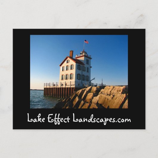 Lorainlight, Lake Effect Landscapes.com Postkarte (Vorderseite)