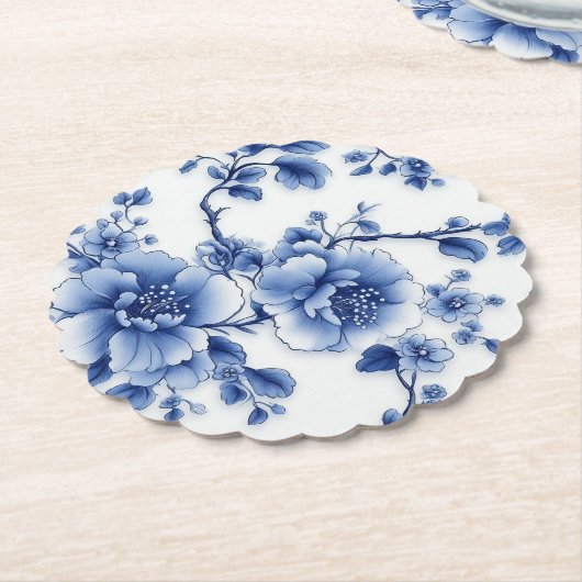loral Bloom Napkins - Blue Blossom Edition Untersetzer (angewinkelt)