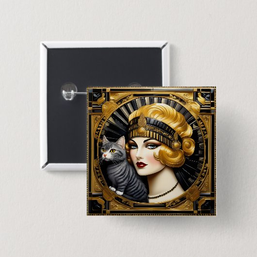 Loral Dreams und Deko Delights 3 Button (Vorne & Hinten)