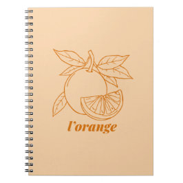 L'orange Notizblock