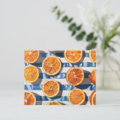 L'Orangerie Vintages Französisch Inspiriert Postkarte (Stehend Vorderseite)