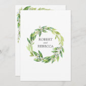 L'orangerie Wedding Einladung (Vorne/Hinten)