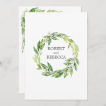 L'orangerie Wedding Einladung