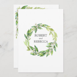 L'orangerie Wedding Einladung