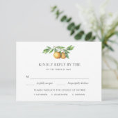 L'Orangerie Wedding RSVP-Karte RSVP Karte (Stehend Vorderseite)