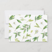 L'Orangerie Wedding RSVP-Karte RSVP Karte (Rückseite)