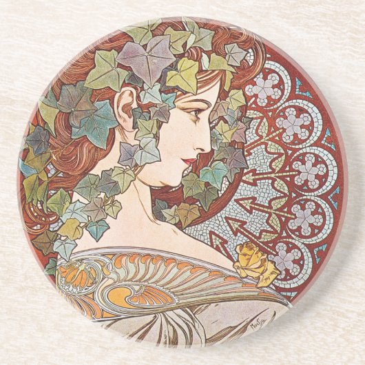 Lorbeer, Kunst Nouveau Illustration durch Alphonse Untersetzer (Vorne)