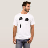 Lorbeer und robustes - Bowlers und Krawatten T-Shirt (Vorne ganz)