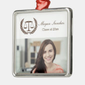 Lorbeer verlassen Skalen des Wreath-| der Silbernes Ornament (Links)