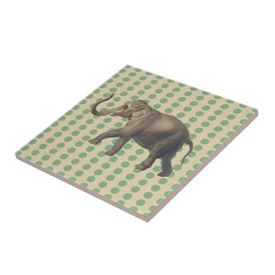 Lorbeerblatt Spice Moods Punkte mit Elefant Fliese