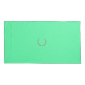 Lorbeerkranz Laurel wreath Ährenkranz neon-green Kissenbezug (Rückseite)