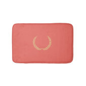 Lorbeerkranz – Laurel wreath Kranz Ährenkranz Ears Badematte (Vorderseite)