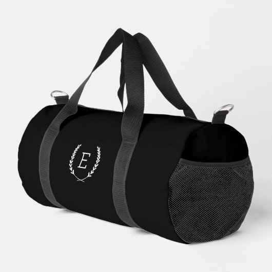 Lorbeerkranz-Monogramm Duffle Bag (Rechte Ecke)