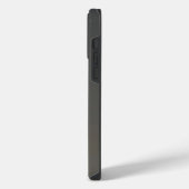 Lorbeerkranz-Monogramm iPhone Hülle (Linke Seite)
