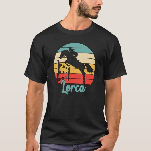 Lorca Name Gift - Shirt Lorca Horse Gir (Vorderseite)