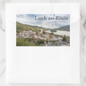 Lorch am Rhein Rechteckiger Aufkleber (Tasche)