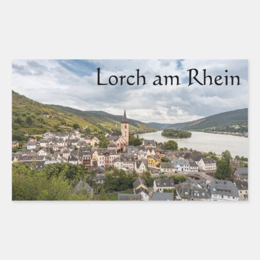 Lorch am Rhein Rechteckiger Aufkleber (Vorderseite)