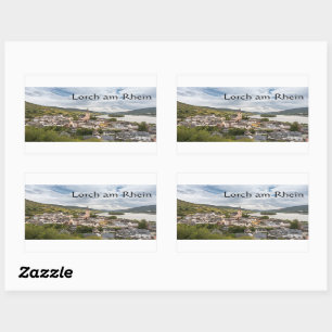 Lorch am Rhein Rechteckiger Aufkleber