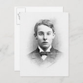 Lord Alfred Douglas Postkarte (Vorne/Hinten)