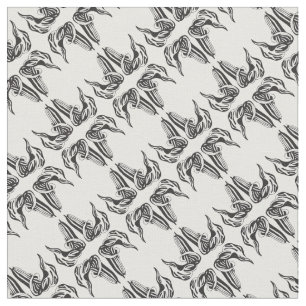 Lord and Ladys black and white pattern Stoff