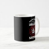 Lord and Retter Satan Blackcraft Cult Hexenkraft A Kaffeetasse (VorderseiteRechts)