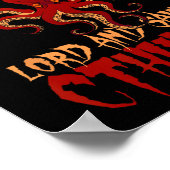 Lord and Savior Cthulhu Octopus Will, Hall zu spre Poster (Ecke)