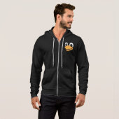 Lord and Savior Tux Penguin Linux Mascot-Gesicht Hoodie (Vorne ganz)