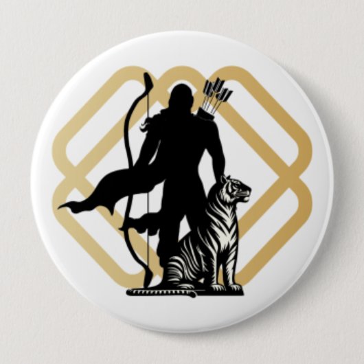 Lord Ayyappan Button (Vorderseite)