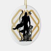 Lord Ayyappan Keramik Ornament (Rechts)