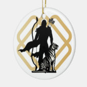 Lord Ayyappan Keramik Ornament (Links)