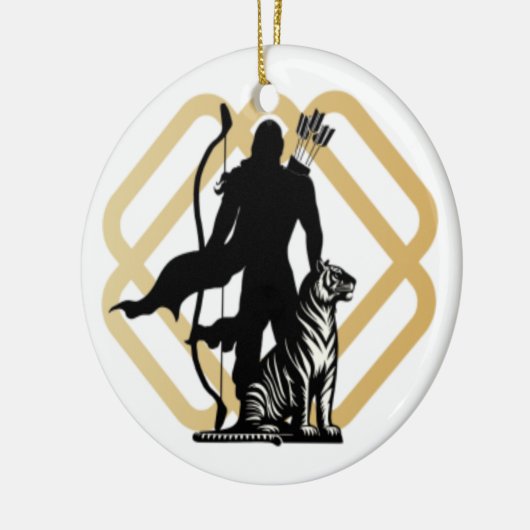 Lord Ayyappan Keramik Ornament (Links)