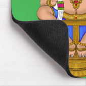 Lord Ayyappan Notizbuch Mousepad (Ecke)