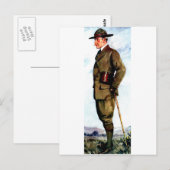 Lord Baden-Powell - Pfadfindergründer Postkarte (Vorne/Hinten)