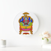 Lord Badrinath-Uhr Große Wanduhr (Zuhause)