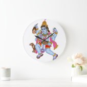 Lord Bairava Clock Große Wanduhr (Zuhause)