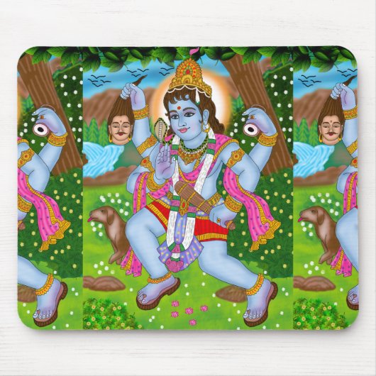 Lord Bairava Mouse Pad Mousepad (Vorne)