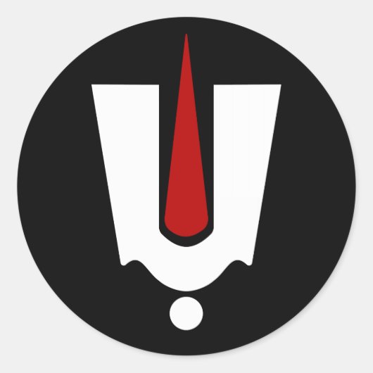 Lord Balaji Tilak Runder Aufkleber (Vorderseite)