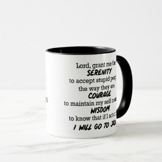 "Lord, bewilligen mir die Ruhe…" Lustige Tasse