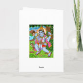 Lord Bhairava Grußkarte Karte (Rückseite)