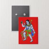 Lord Bhairava Knopf Button (Vorderseite/Rückseite)
