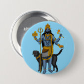 Lord Bhairava Knopf Button (Vorne & Hinten)