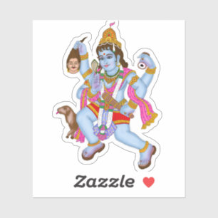 Lord Bhairava Stickers Aufkleber